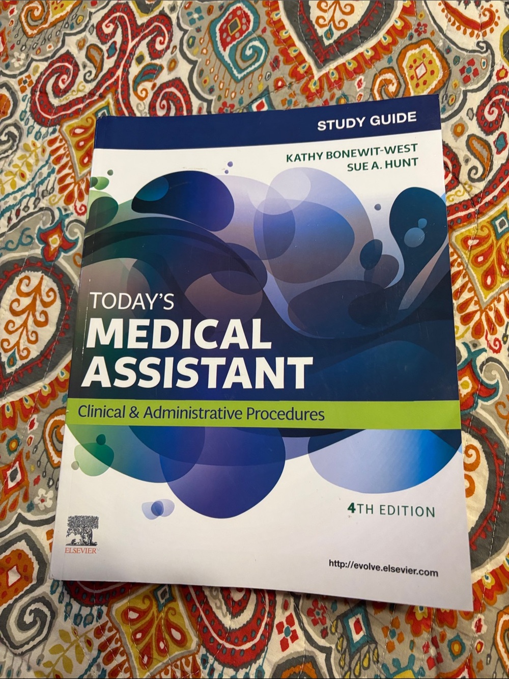 NWOT Today's Medical Assistant Study Guide 4th edition — Blue & Green Cover